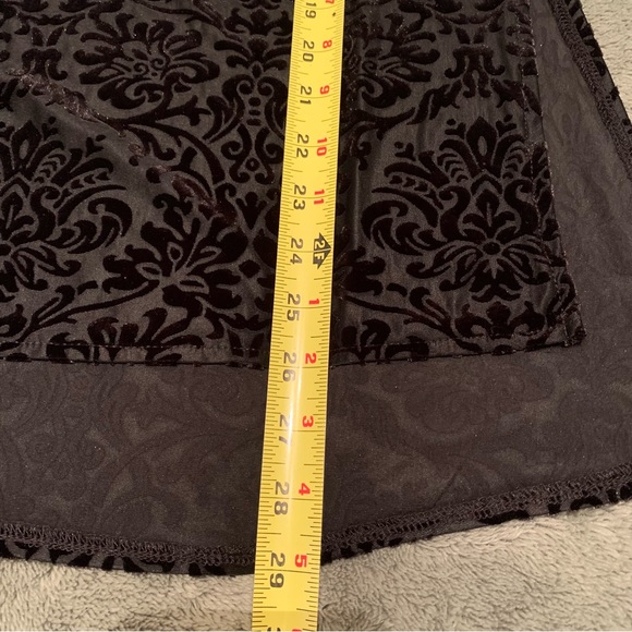 Cato 3/4 sleeve velvet burnout top - Picture 4 of 5